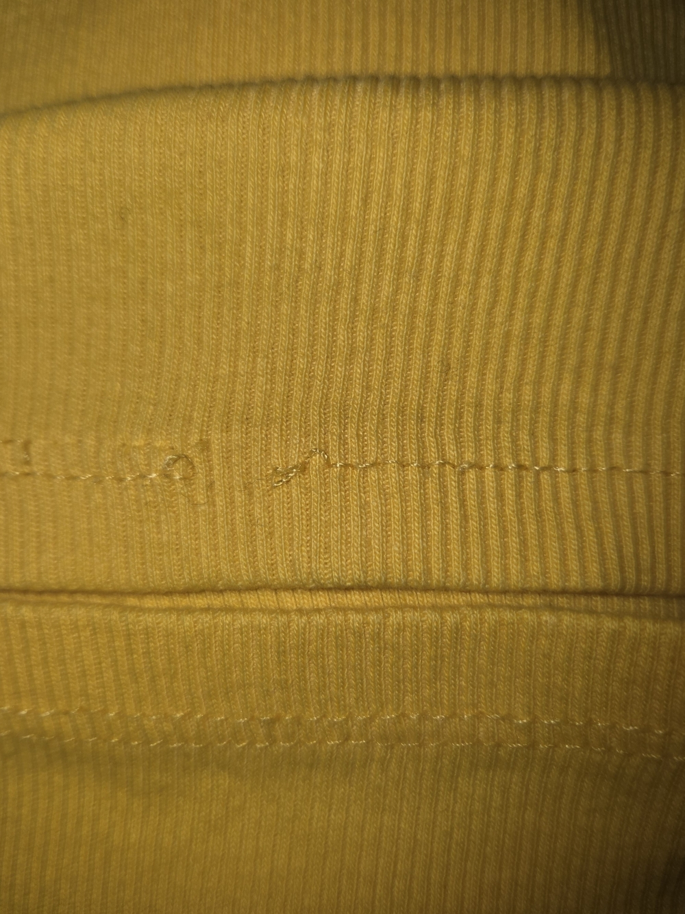 Zara Yellow Ribbed Crop Tank - Picture 5 of 7